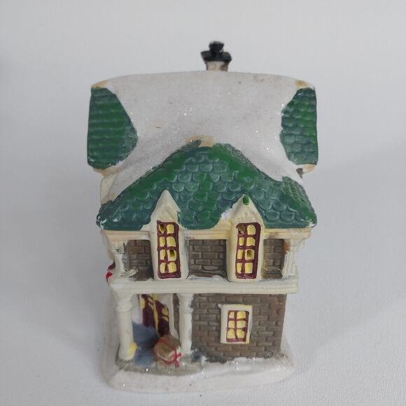 Cobblestone Corners 2004 Windham Heights Hotel‎ Christmas Village Snow Covered - Picture 4 of 5